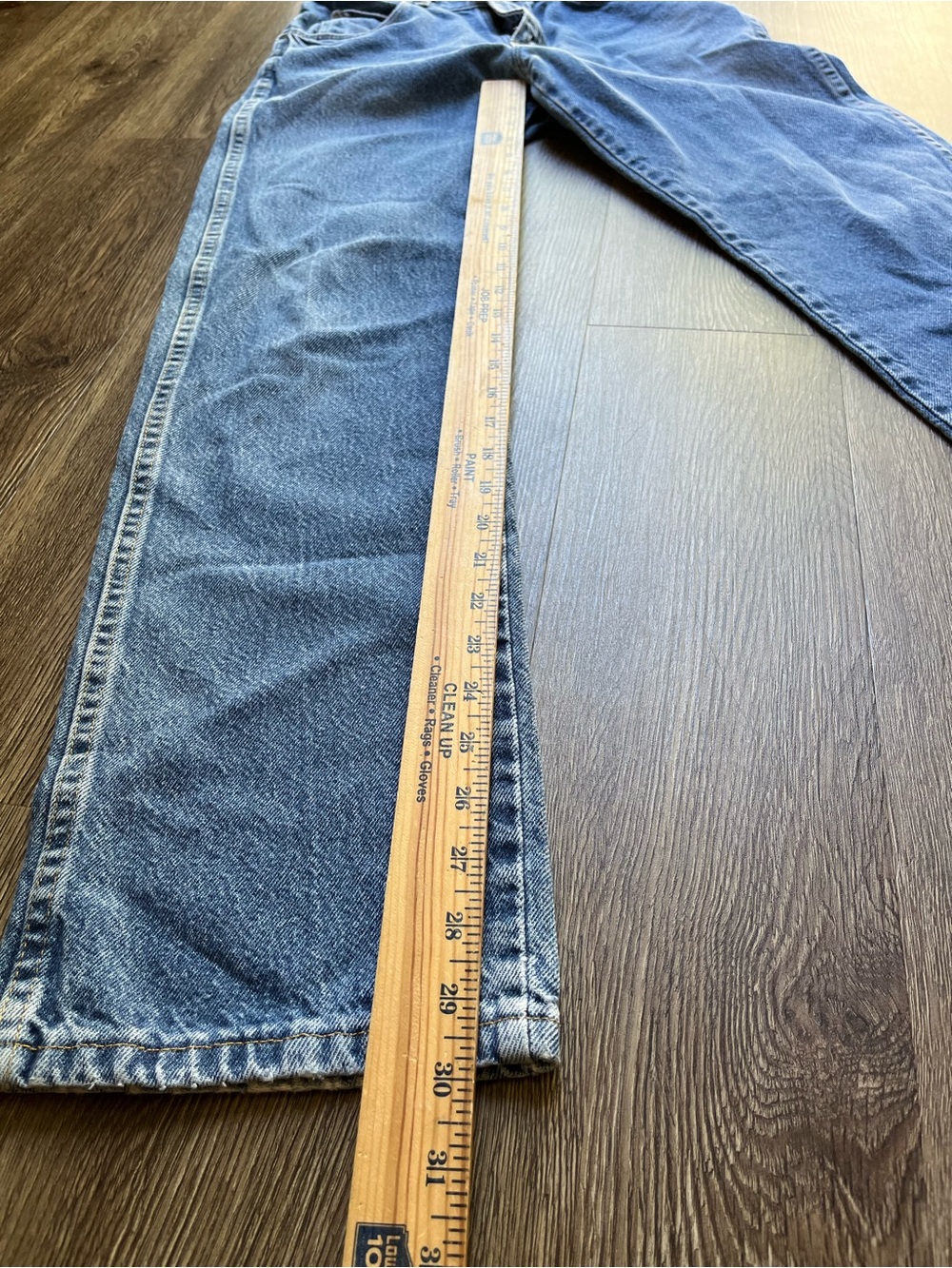 Red cap men’s size 28 x 32 Classic Men's Blue Straight-Leg Jeans - Picture 7 of 9